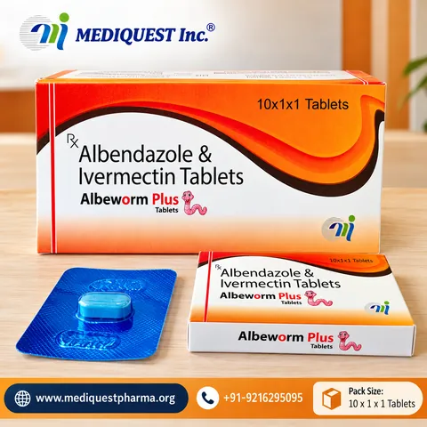 ALBEWORM PLUS TAB – pack photo, Mediquest Inc.