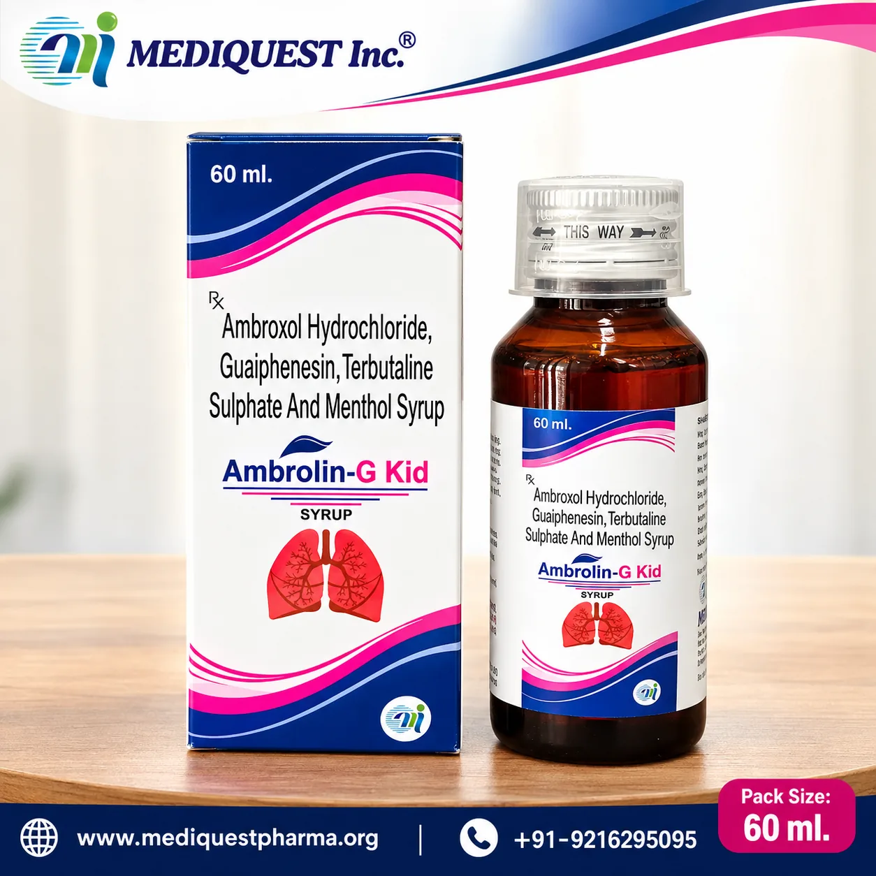 AMBROLIN-G KID SYP – pack photo, Mediquest Inc.
