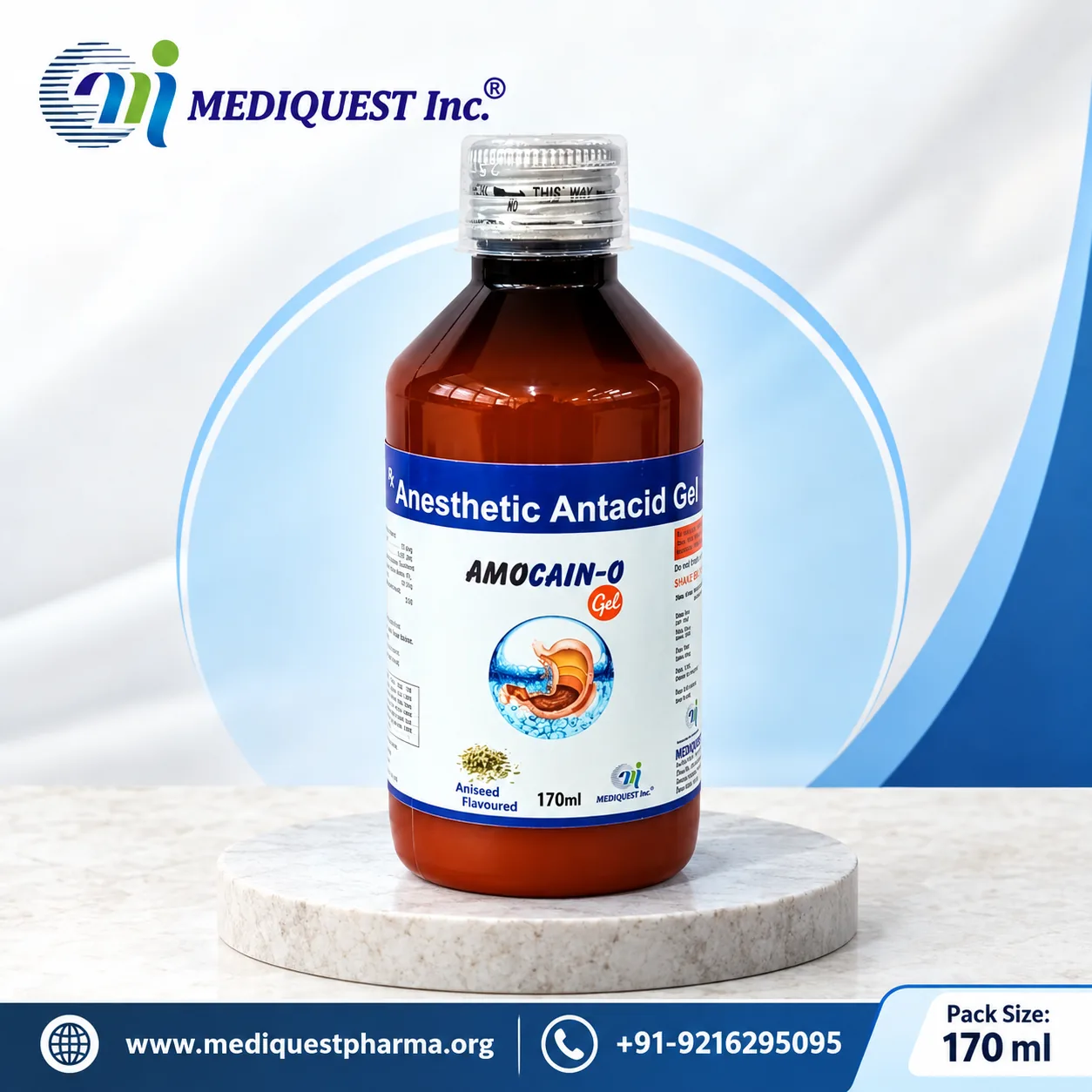AMOCAIN-O GEL – pack photo, Mediquest Inc.