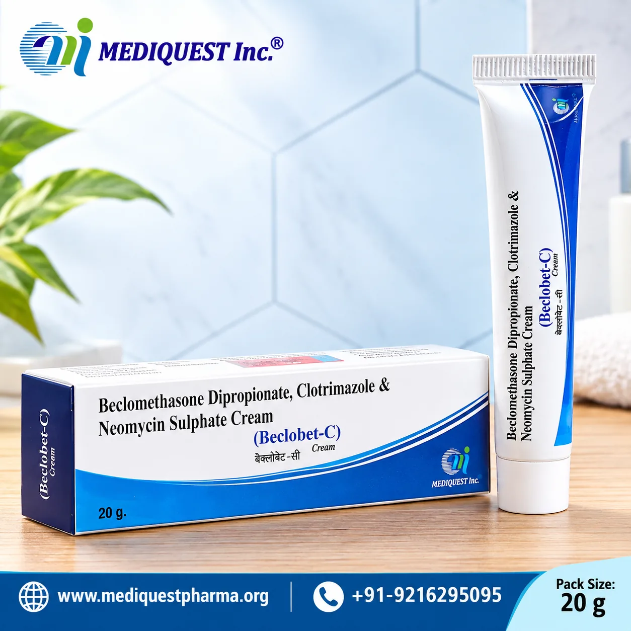 BECLOBET-C CREAM – pack photo, Mediquest Inc.