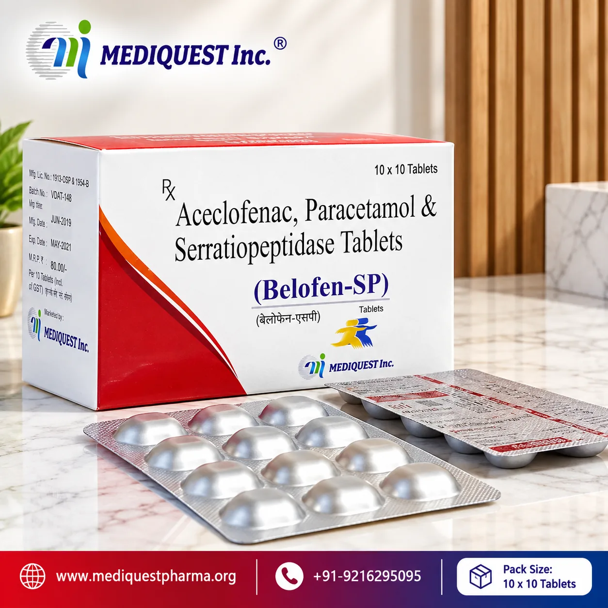 BELOFEN-SP TAB – pack photo, Mediquest Inc.