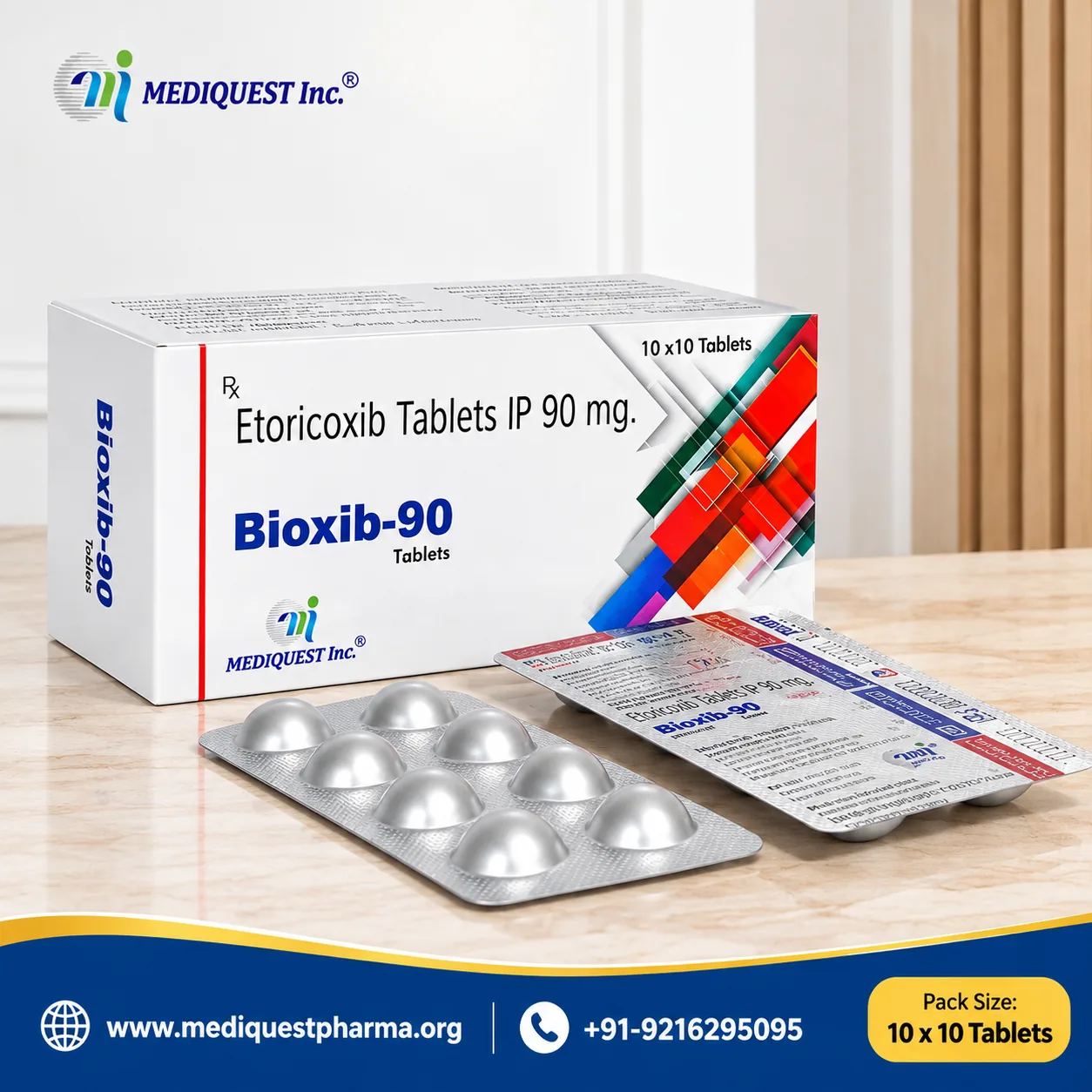 BIOXIB-90 TAB – pack photo, Mediquest Inc.