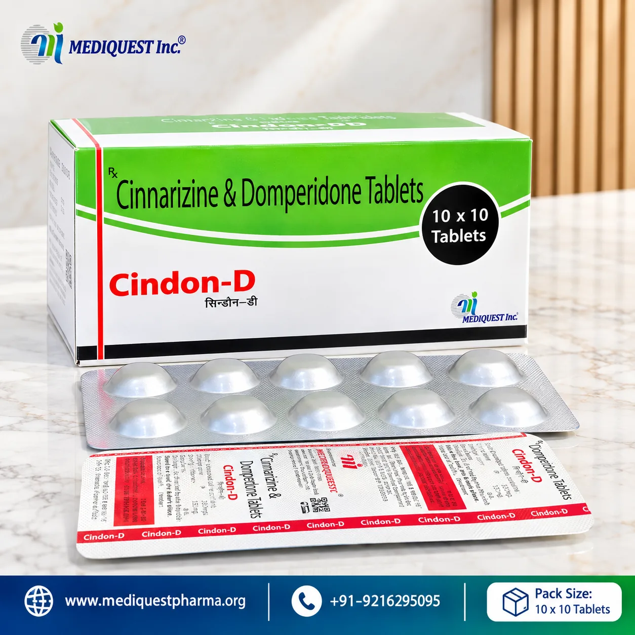 CINDON-D TAB – pack photo, Mediquest Inc.