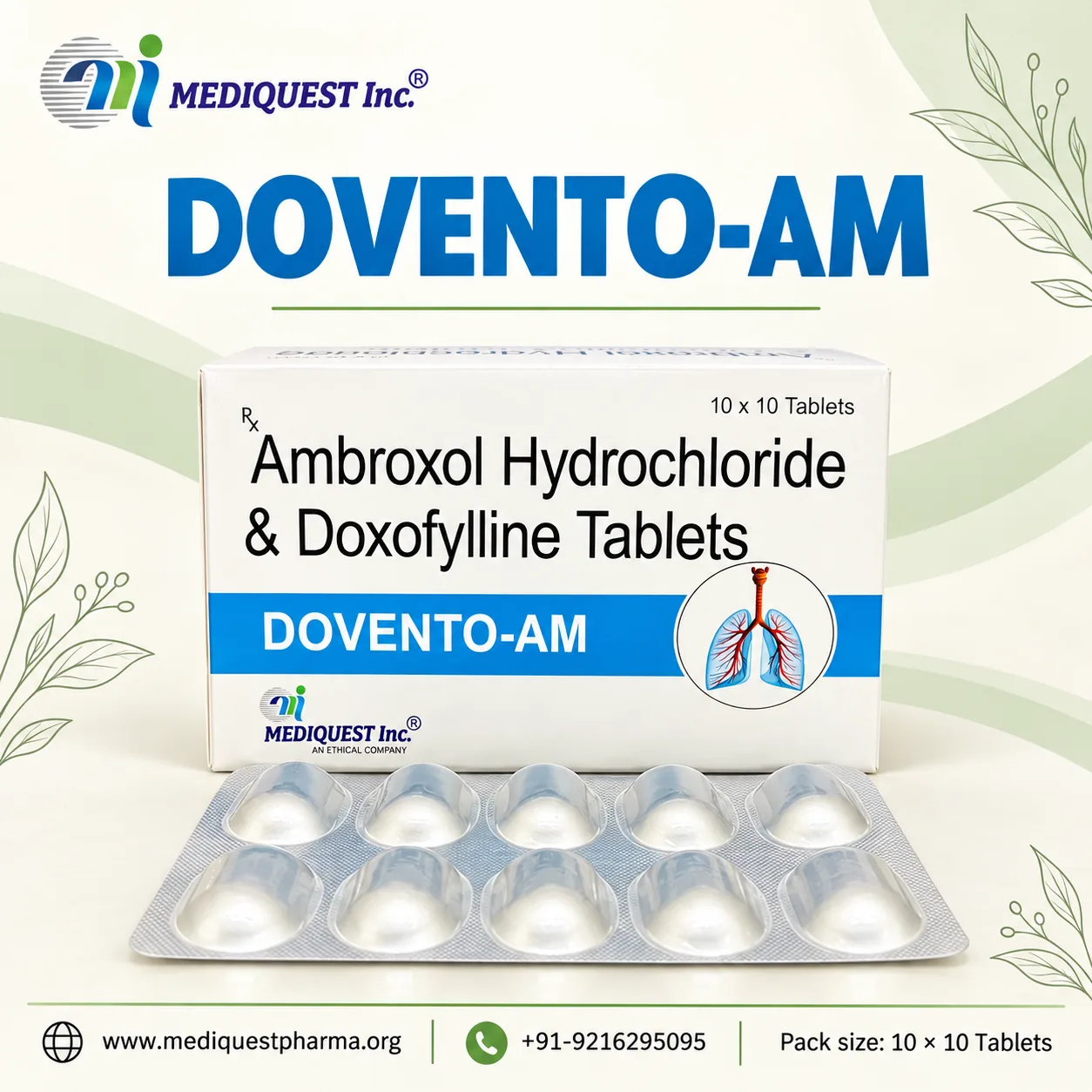 DOVENTO-AM TAB – pack photo, Mediquest Inc.