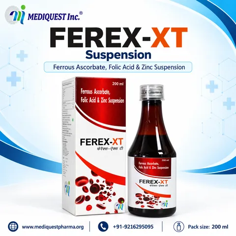 FEREX-XT SYRUP – pack photo, Mediquest Inc.