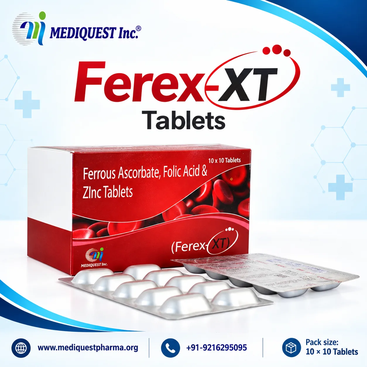 FEREX-XT TAB – pack photo, Mediquest Inc.