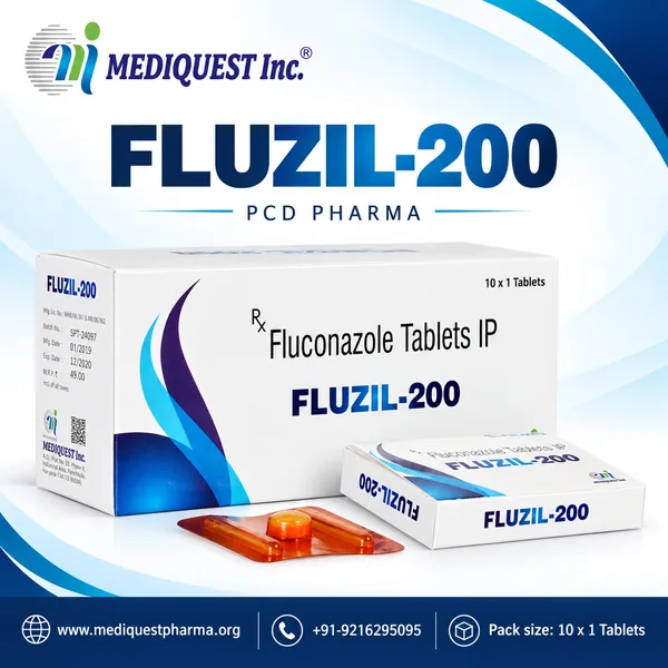 FLUZIL-200 – pack photo, Mediquest Inc.