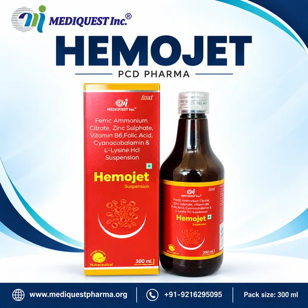 HEMOJET SUSP. – pack photo, Mediquest Inc.