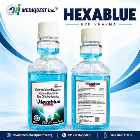 HEXABLUE – pack photo, Mediquest Inc.