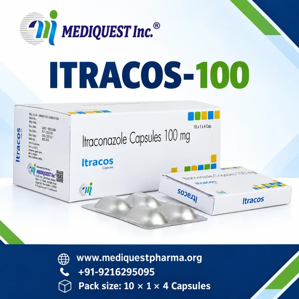 ITRACOS-100 CAP – pack photo, Mediquest Inc.