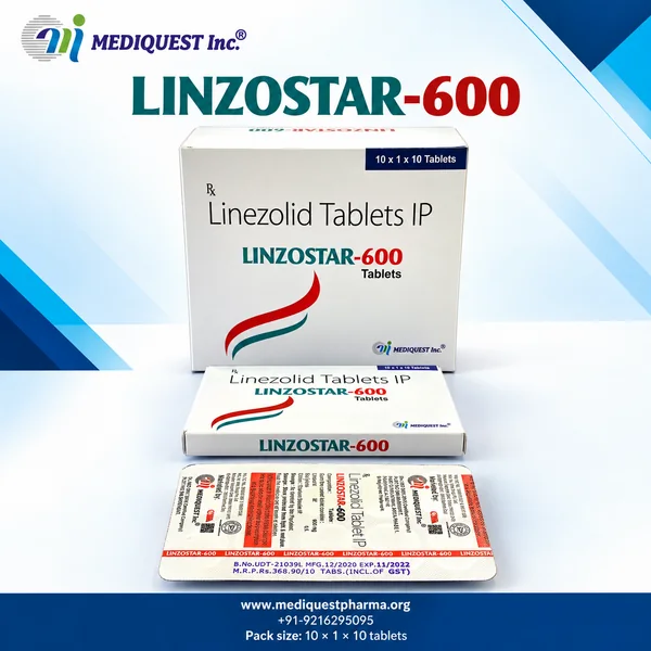 LINZOSTAR-600 TAB – pack photo, Mediquest Inc.