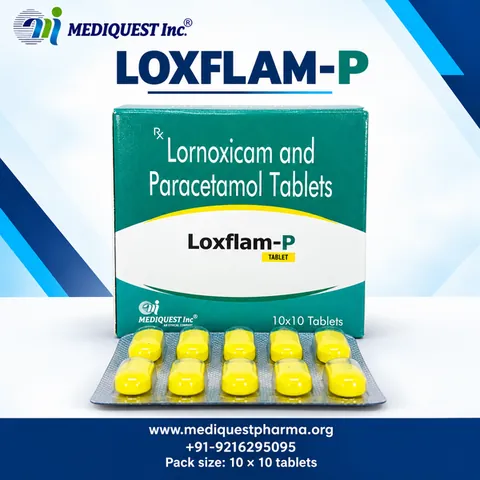 LOXFLAM-P TAB – pack photo, Mediquest Inc.