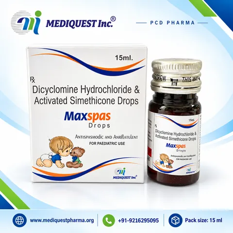 MAXSPAS DROPS – pack photo, Mediquest Inc.