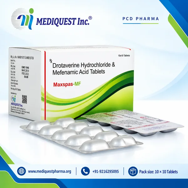 MAXSPAS-MF TAB – pack photo, Mediquest Inc.