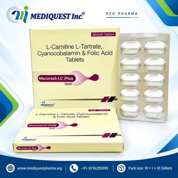 MECOREST-LC PLUS TAB – pack photo, Mediquest Inc.