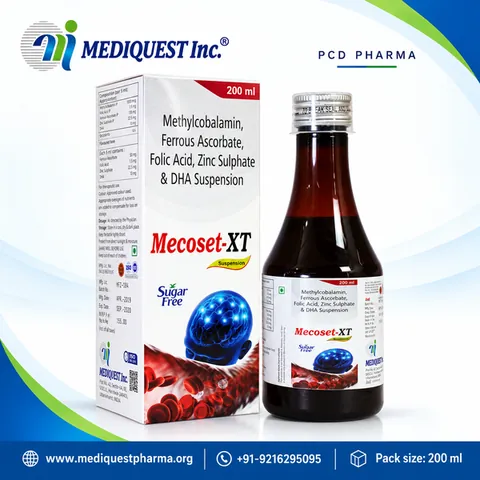 MECOSET-XT SYRUP – pack photo, Mediquest Inc.