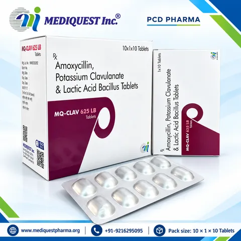 MQ-CLAV 625 LB TAB – pack photo, Mediquest Inc.