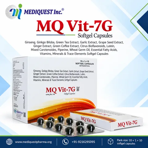 MQ-VIT 7G SOFTGEL – pack photo, Mediquest Inc.