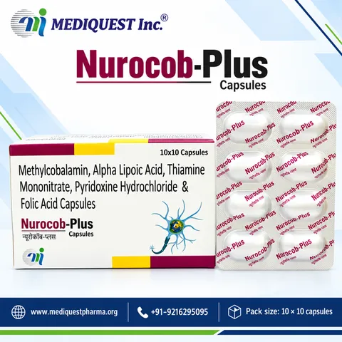 NUROCOB-PLUS CAP – pack photo, Mediquest Inc.