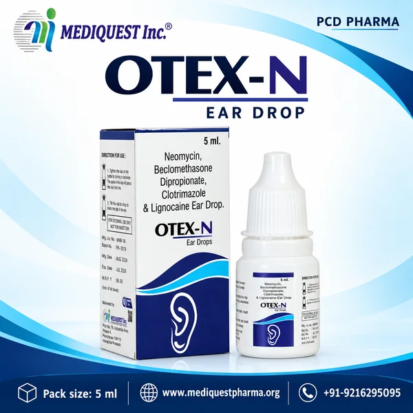 OTEX-N EAR DROPS – pack photo, Mediquest Inc.