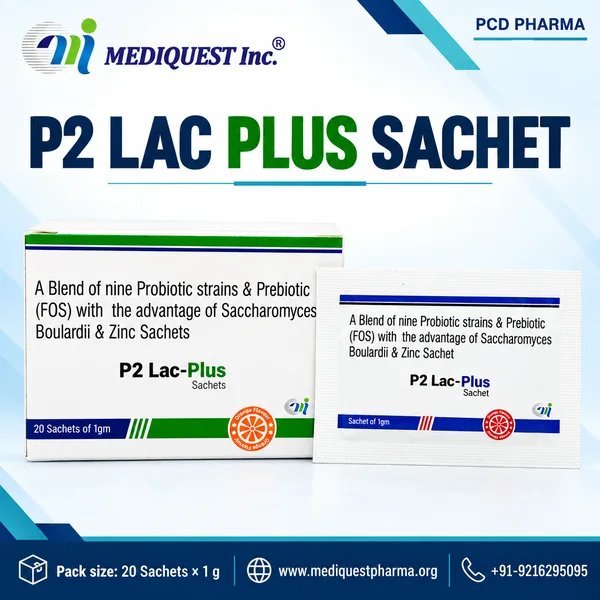 P2 LAC-PLUS SACHET – pack photo, Mediquest Inc.