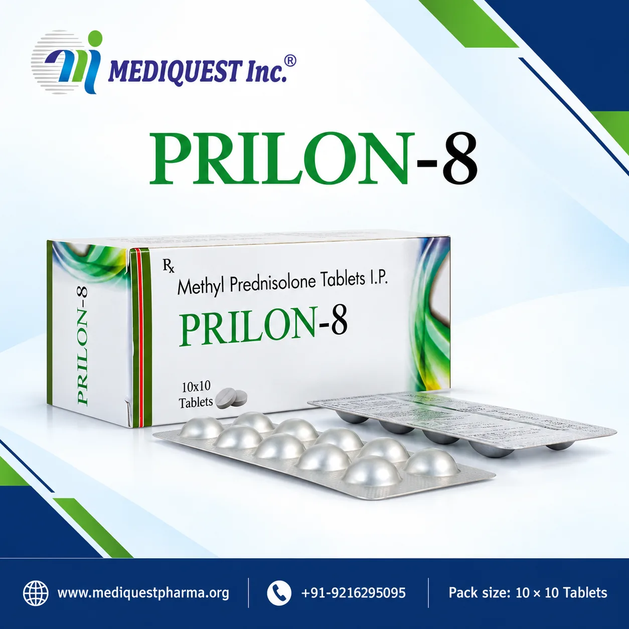 PRILON 8 – pack photo, Mediquest Inc.