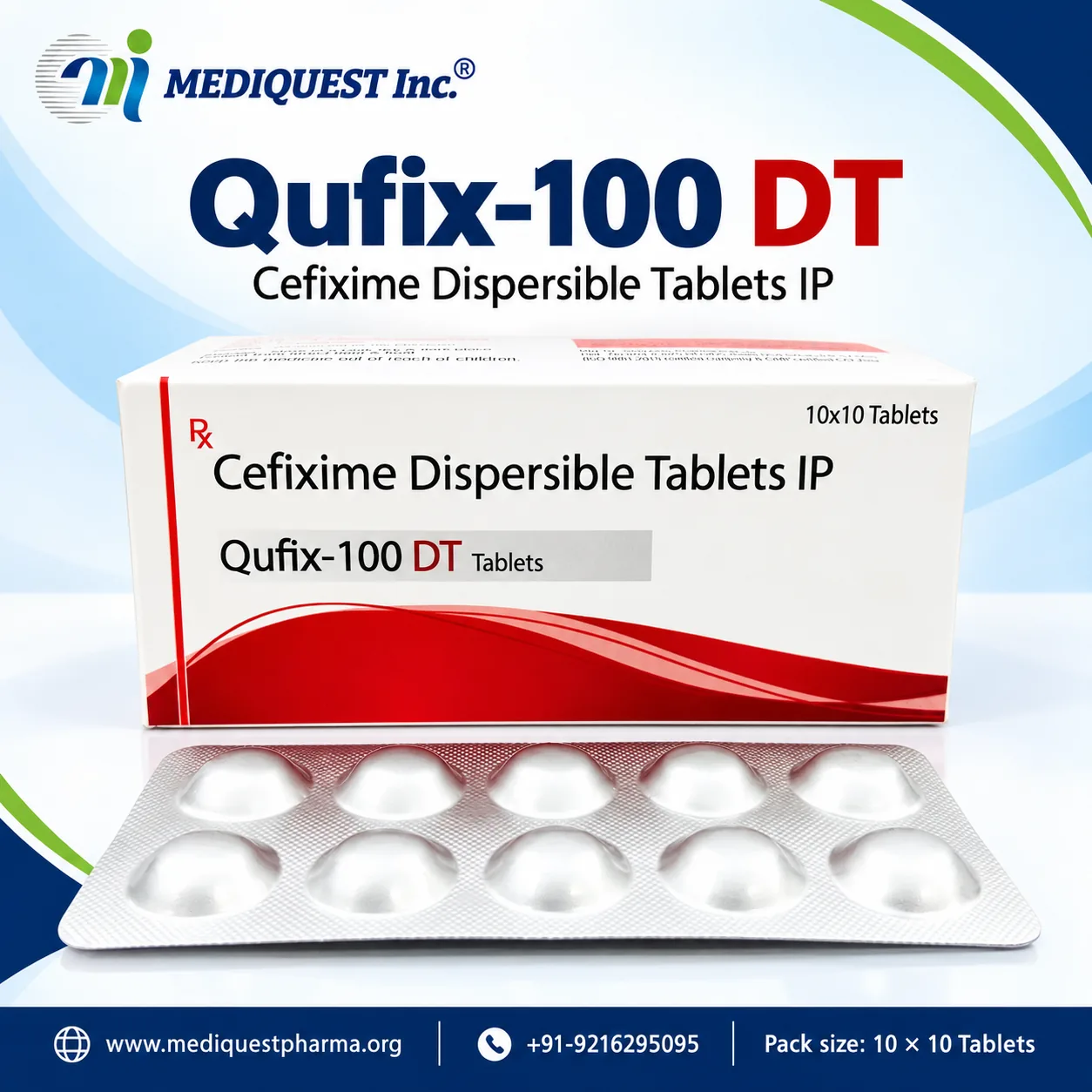 QUFIX-100DT – pack photo, Mediquest Inc.