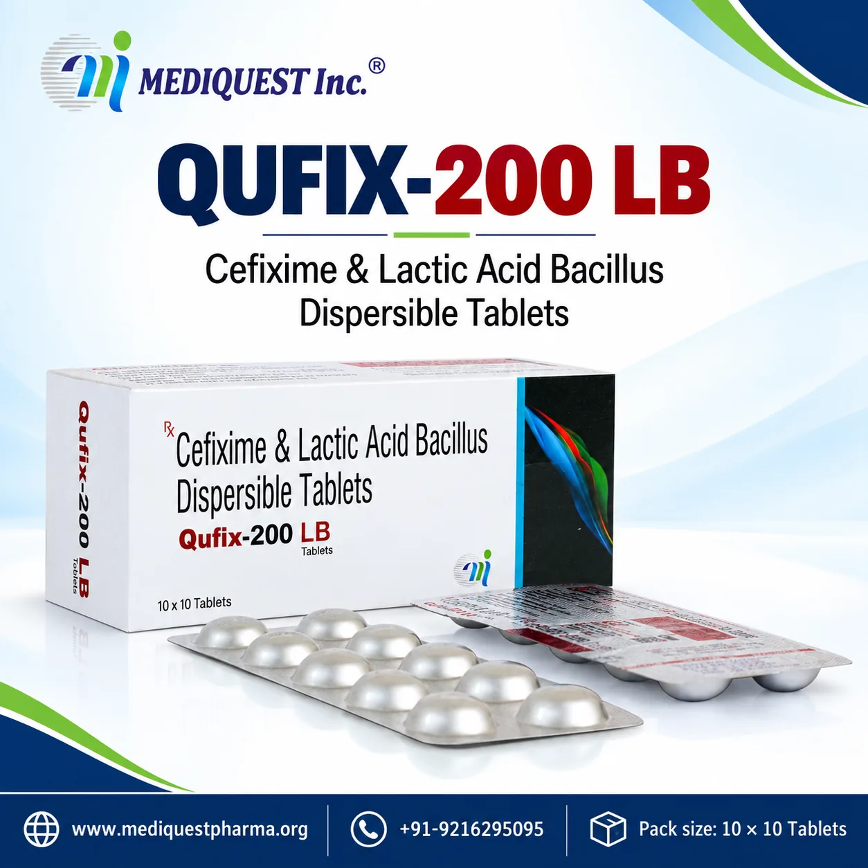 QUFIX-200 LB TAB – pack photo, Mediquest Inc.