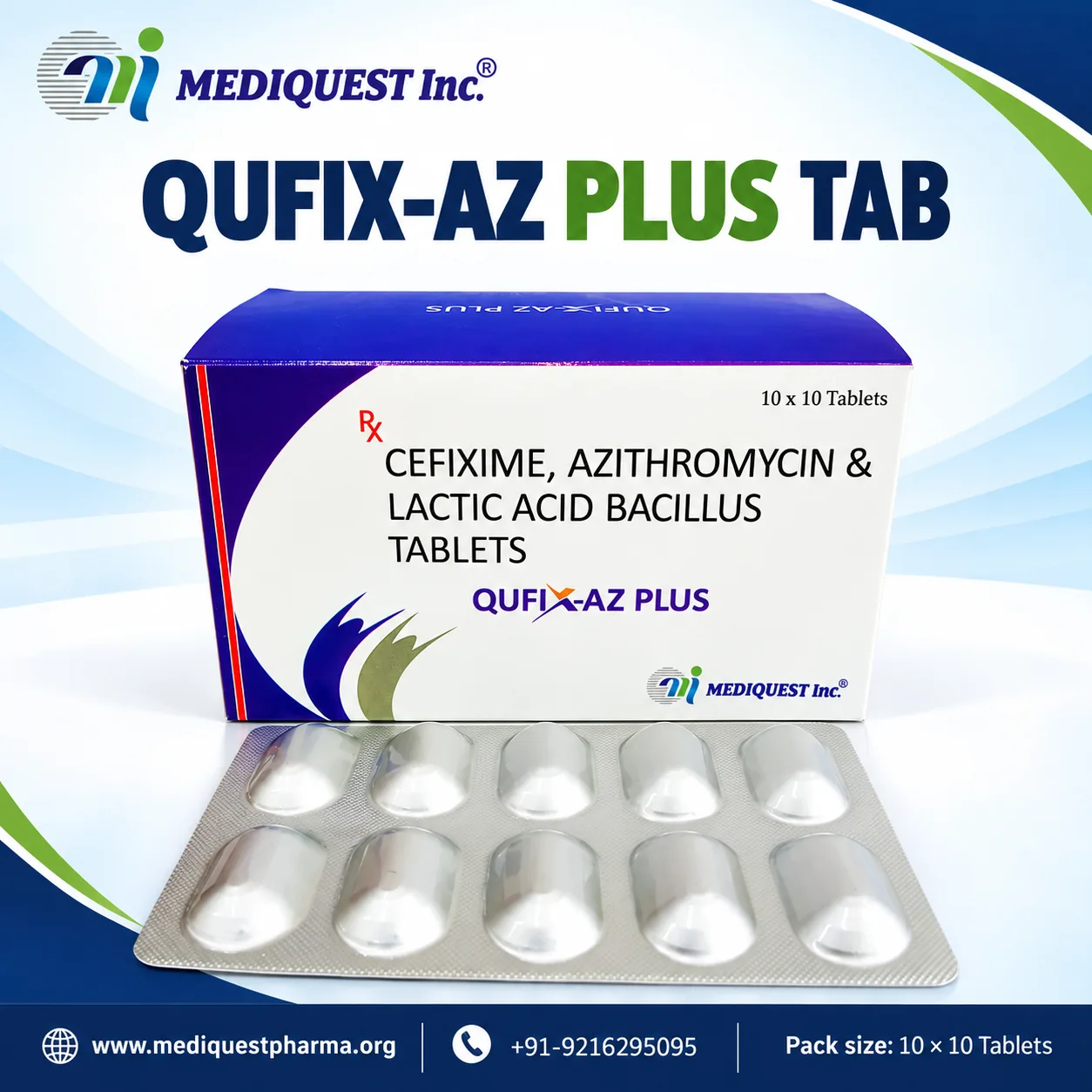 QUFIX-AZ PLUS TAB – pack photo, Mediquest Inc.