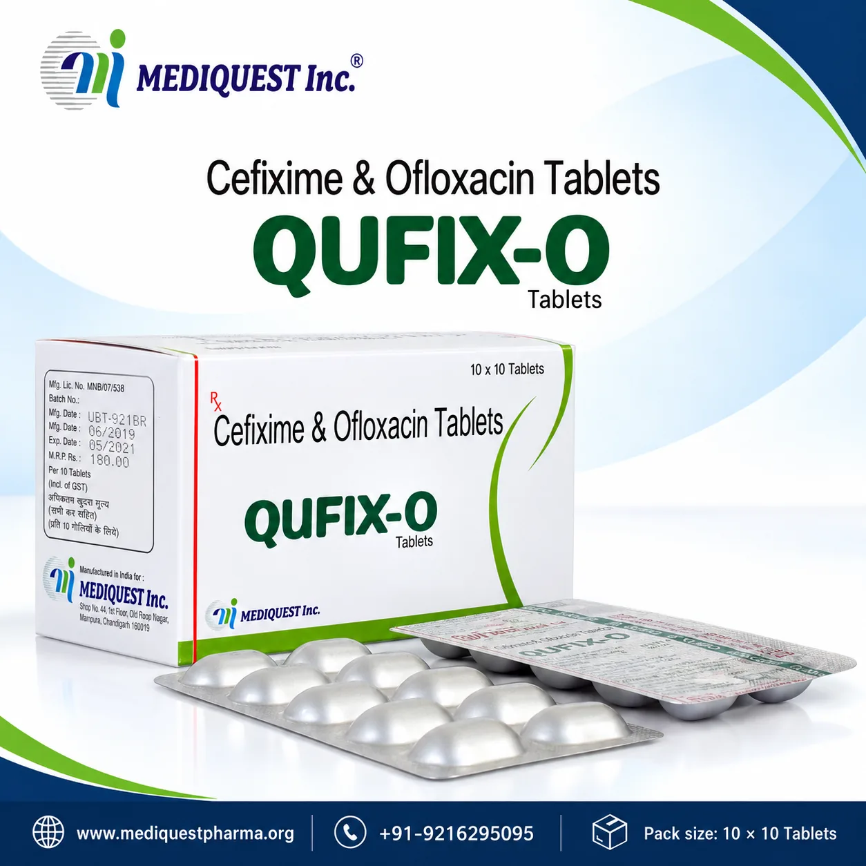 QUFIX-O TAB – pack photo, Mediquest Inc.