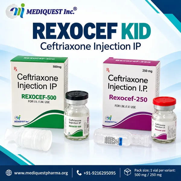 REXOCEF-500 – pack photo, Mediquest Inc.
