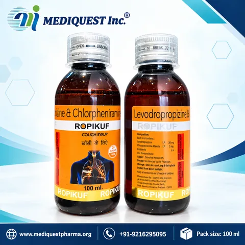 ROPIKUF SYRUP – pack photo, Mediquest Inc.