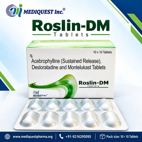 ROSLIN-DM TAB – pack photo, Mediquest Inc.