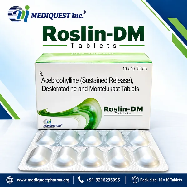 ROSLIN-DM TAB – pack photo, Mediquest Inc.