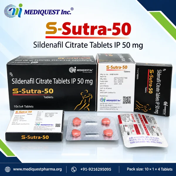 S-SUTRA-50 TAB – pack photo, Mediquest Inc.