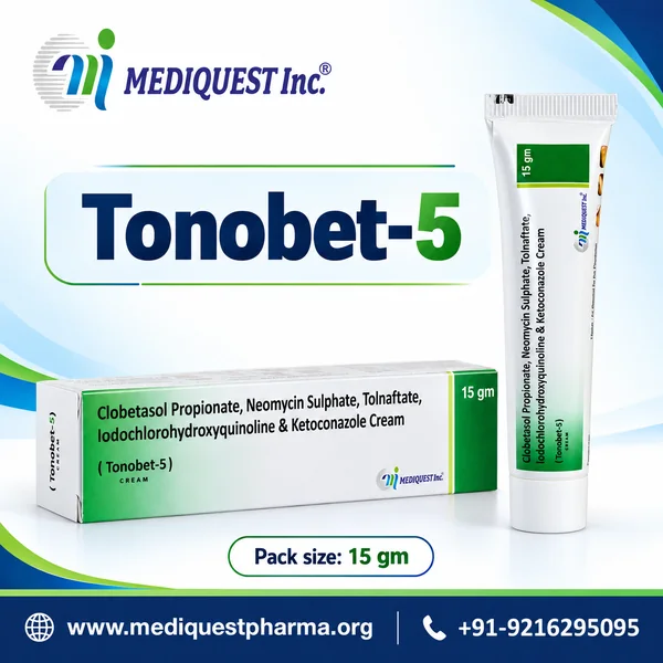 TONOBET-5 CREAM – pack photo, Mediquest Inc.
