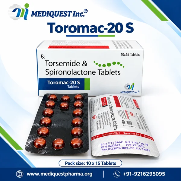 TOROMAC-20 S TAB – pack photo, Mediquest Inc.