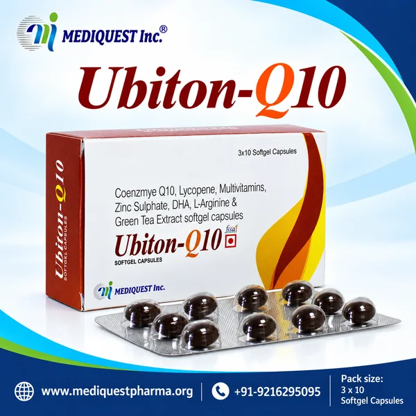 UBITON-Q 10 – pack photo, Mediquest Inc.