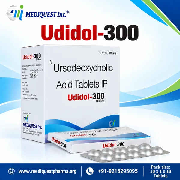 UDIDOL-300 TAB – pack photo, Mediquest Inc.