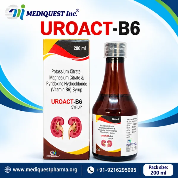 UROACT-B6 SYRUP – pack photo, Mediquest Inc.