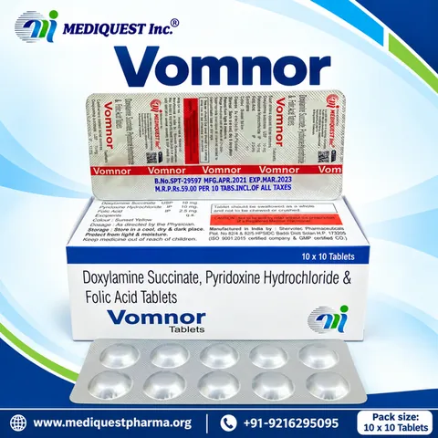 VOMNOR – pack photo, Mediquest Inc.